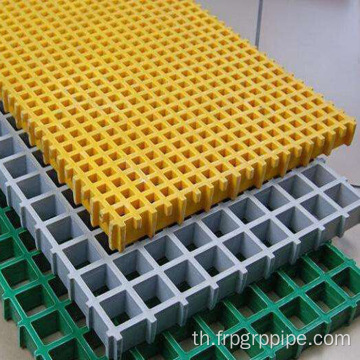 FRP Grating Frp Deck ตะแกรงเตาไฟพื้นไฟเบอร์กลาส